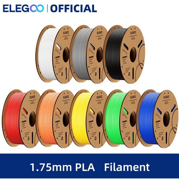 PLA Філамент ELEGOO для FDM 3D-принтера, 1.75 мм, 1кг Colored