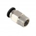Фітинг PC4-01 для кріплення PTFE трубки 4мм (наскрізний)
