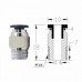 Фітинг PC4-01 для кріплення PTFE трубки 4мм (наскрізний)