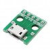 Плата-перехідник Micro USB до DIP 2.54 мм
