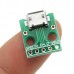 Плата-перехідник Micro USB до DIP 2.54 мм