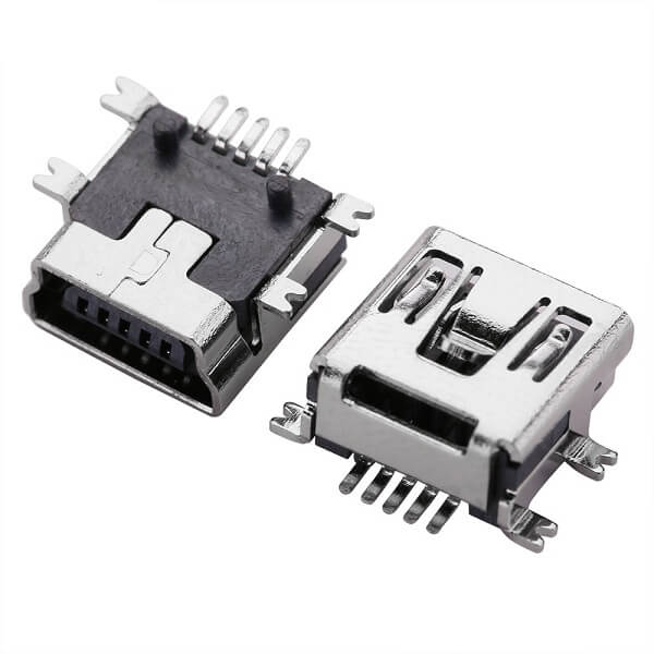 Роз'єм, гніздо Mini USB SMD 229-5FB