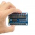 Модуль індикації та управління LED&KEY TM1638 (8 індикаторів + 8 світлодіодів + 8 кнопок) Модуль індикації та управління LED&KEY TM1638 (8 індикаторів + 8 світлодіодів + 8 кнопок)