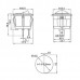 Вимикач клавішний круглий KCD11 2Pin 3A 250V
